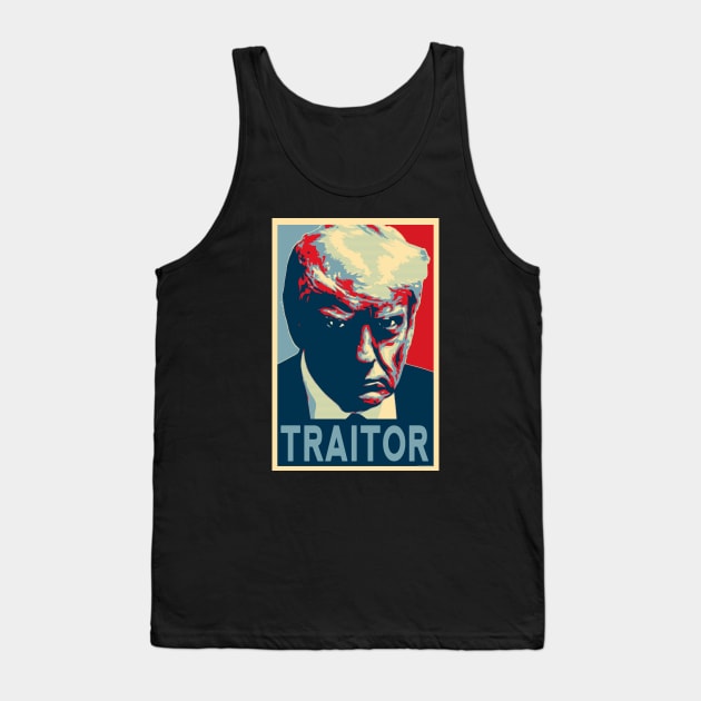 Trump Traitor Mugshot - by-CH3Media Tank Top by CH3Media